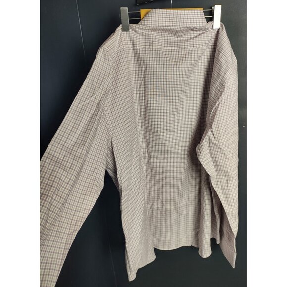 Banana Republic Men’s XXL Light Purple Check Dress Shirt Long Sleeve NWT - Picture 4 of 10